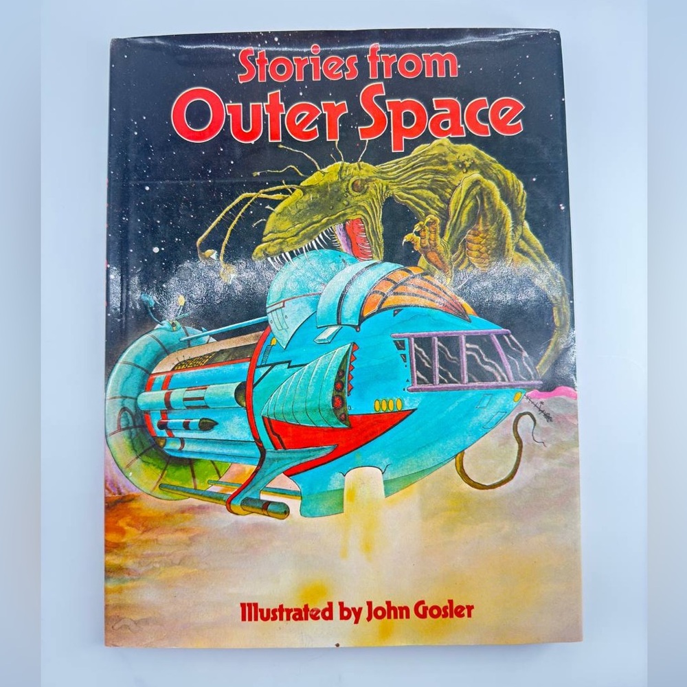 Stories from Outer Space 1979 Chartwell Books HC Illustrated by John Gosler